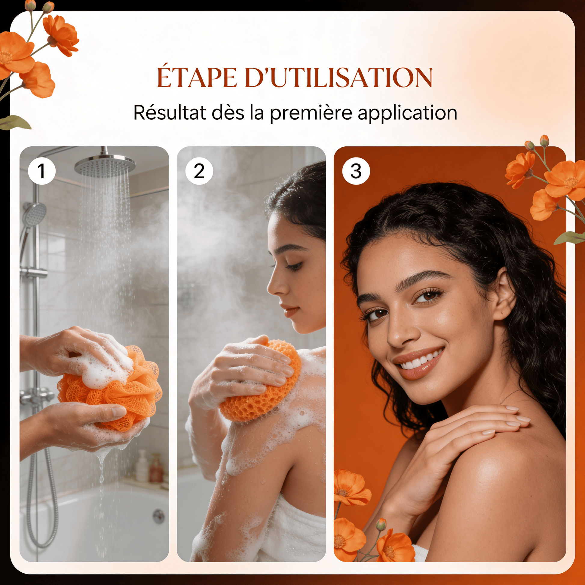 JODHUR Gel Douche aux Huiles Essentielles Vitalité avec moringa et huile d’argan, pour une peau nourrie et revitalisée dès la première application.