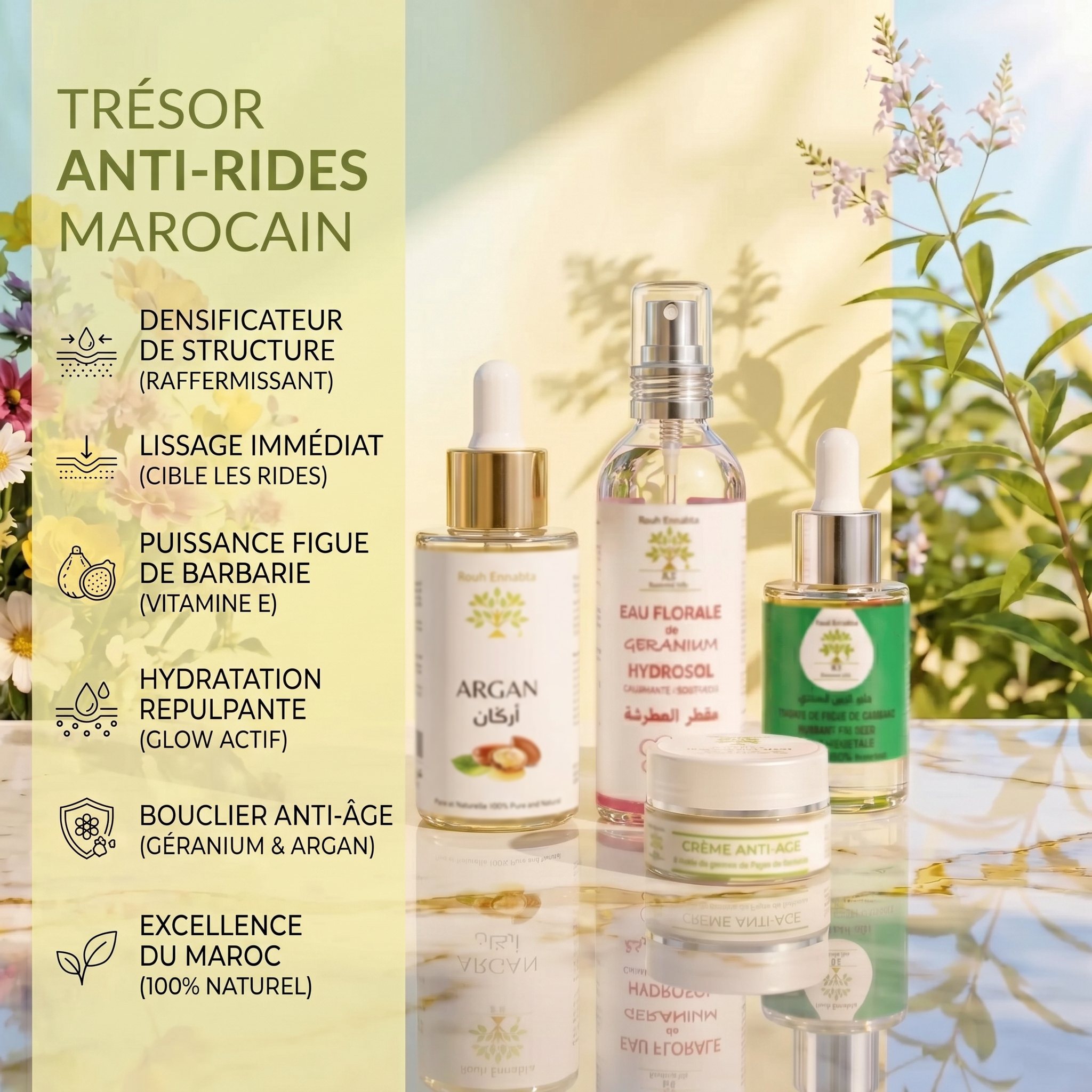 Trésor Anti‑Rides Marocain | Figue de Barbarie & Argan