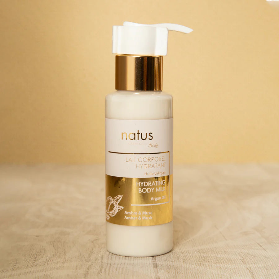 Lait corporel hydratant à l'huile d'Argan 100ml
