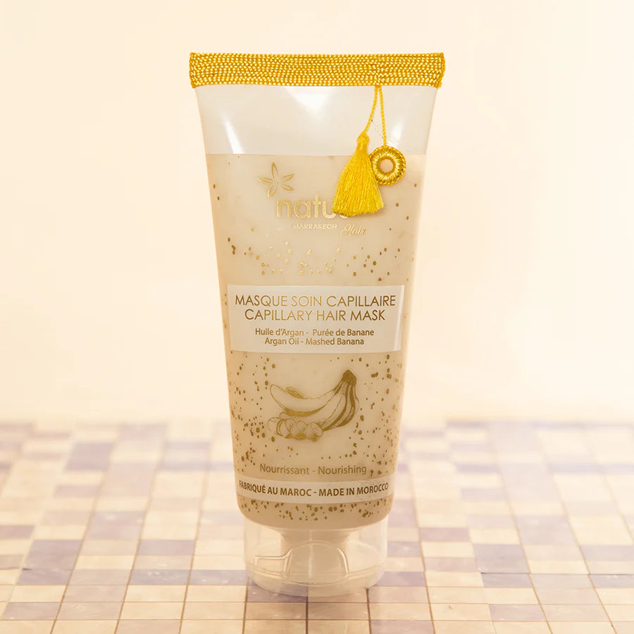 Masque soin capillaire huile d'Argan et Purée de Banane 200ml