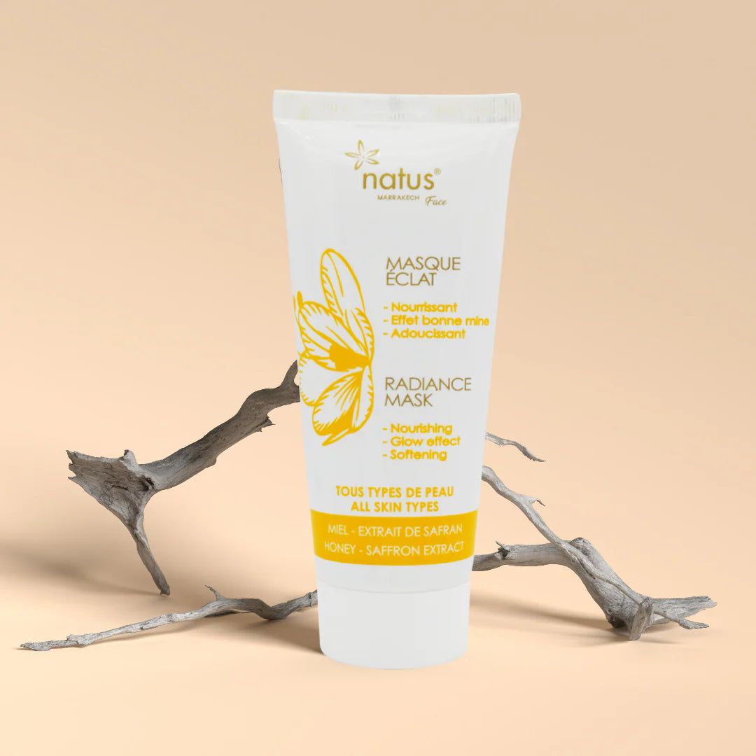 Masque Eclat au Miel, Safran et Huile d'Argan - 100 ML